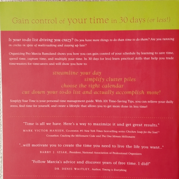 📚 Simplify Your Time: Stop Running & Start Living! Book - Picture 3 of 4